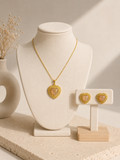 Conjunto Colar e Brincos Halo IV