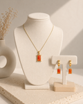 Conjunto Colar e Brincos Halo III