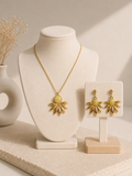 Conjunto Colar e Brincos Halo VI