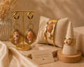 Conjunto Brincos, Pulseira e Anel Halo IX