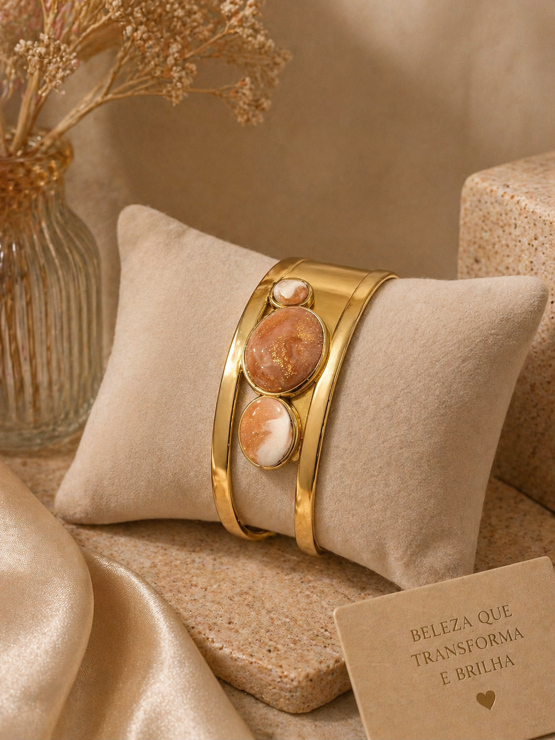 Conjunto Brincos, Pulseira e Anel Halo IX